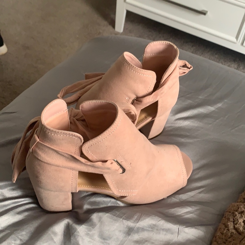 Peep-Toe Bootie